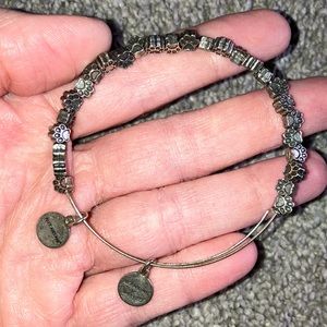Alex and Ani Silver Paw Print Bracelet!